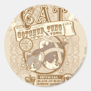 Tom Cat Gotchur Tung Tonic Ronde Sticker