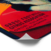 Tom Cat Lemon LabelOrosi, CA Poster (Hoek)