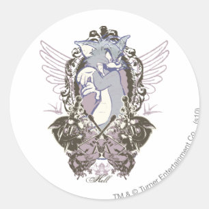 Tom Cat Outa Hell Ronde Sticker