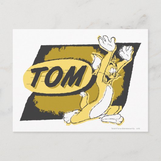 Tom Chasing Briefkaart (Voorkant)