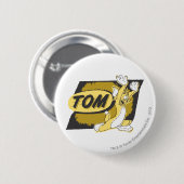Tom Chasing Ronde Button 5,7 Cm (Voorkant /achterkant)