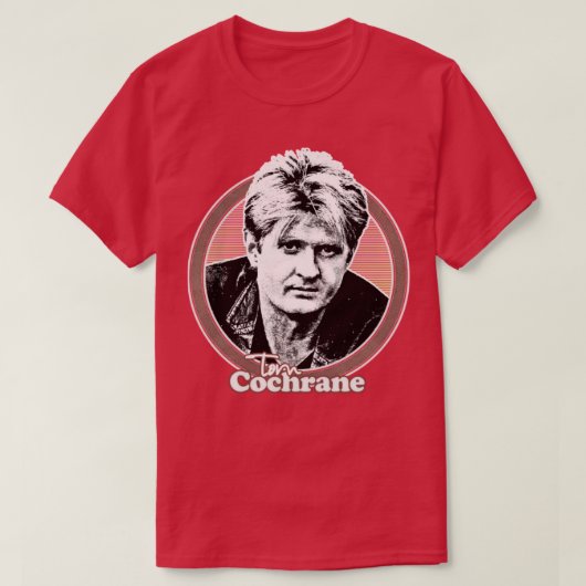 Tom Cochrane Retro Style Fan Art Design T-shirt (Design voorkant)