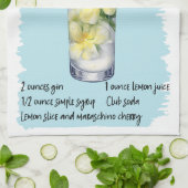 Tom Collins Cocktailrecept Theedoek (Gevouwen)