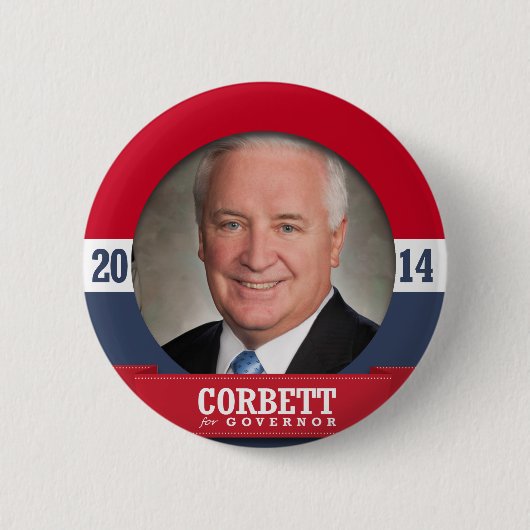 TOM CORBETT-CAMPAGNE RONDE BUTTON 5,7 CM (Voorkant)