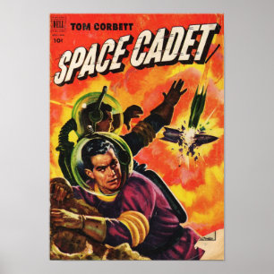 Tom Corbett Space Cadet: Het exploiteren van raket Poster