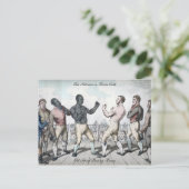 Tom Cribb vs. Thomas Molineaux Briefkaart (Staand voorkant)