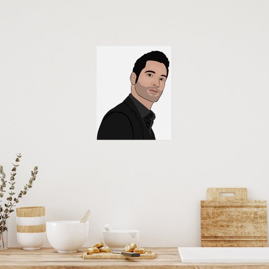 Tom Ellis Lucifer Poster (Keuken)