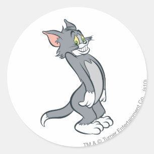 Tom Embarassed Ronde Sticker