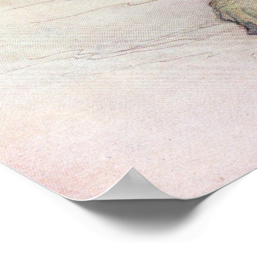 Tom en de forel van Warwick Goble Poster (Hoek)