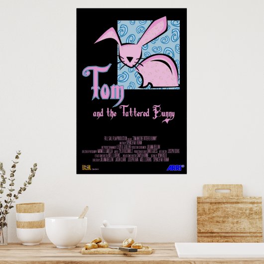 Tom en de Tattered Bunny Poster (Keuken)