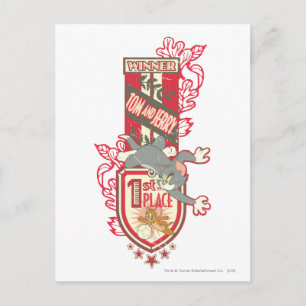 Tom en Jerry 1st Place 1 Briefkaart