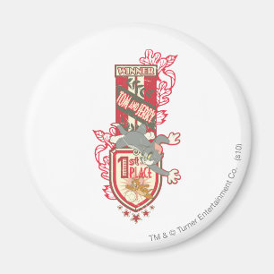 Tom en Jerry 1st Place 1 Magneet