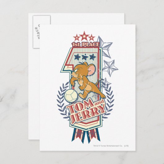 Tom en Jerry 1st Place 2 Briefkaart (Voorkant / Achterkant)