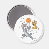 Tom en Jerry Basketball 1 Magneet (Voorkant / Achterkant)