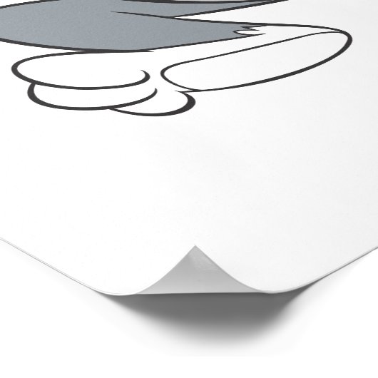 Tom en Jerry Basketball 1 Poster (Hoek)