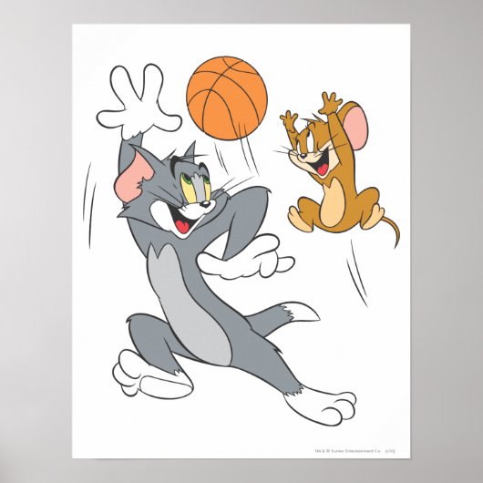 Tom en Jerry Basketball 1 Poster (Voorkant)