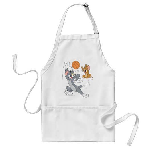 Tom en Jerry Basketball 1 Standaard Schort (Voorkant)