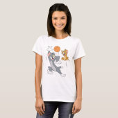 Tom en Jerry Basketball 1 T-shirt (Voorkant volledig)