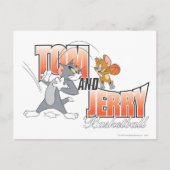 Tom en Jerry Basketball 3 Briefkaart (Voorkant)