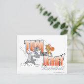Tom en Jerry Basketball 3 Briefkaart (Staand voorkant)