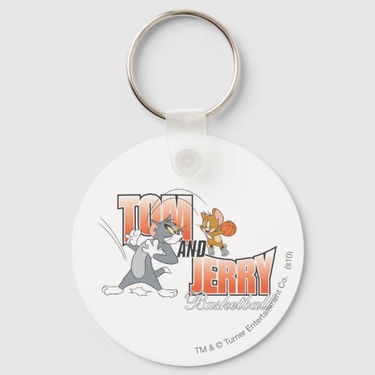 Tom en Jerry Basketball 3 Sleutelhanger (Voorkant)