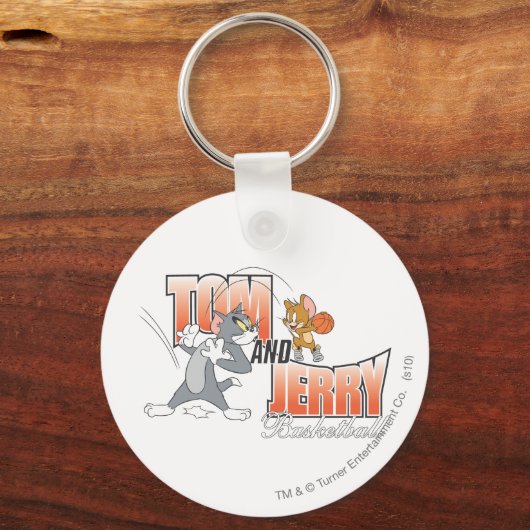 Tom en Jerry Basketball 3 Sleutelhanger (Voorkant)