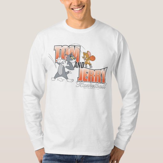 Tom en Jerry Basketball 3 T-shirt (Voorkant)