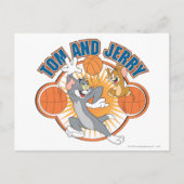 Tom en Jerry Basketball 4 Briefkaart (Voorkant)