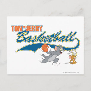 Tom en Jerry Basketball 5 Briefkaart