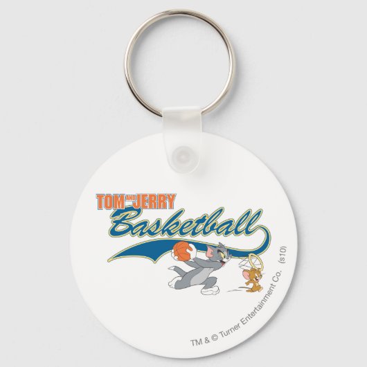 Tom en Jerry Basketball 5 Sleutelhanger (Voorkant)