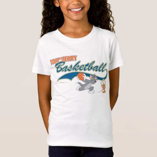 Tom en Jerry Basketball 5 T-shirt (Voorkant)