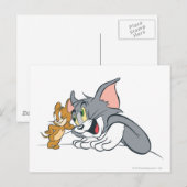 Tom en Jerry Best Buds Briefkaart (Voorkant / Achterkant)