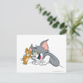 Tom en Jerry Best Buds Briefkaart (Staand voorkant)