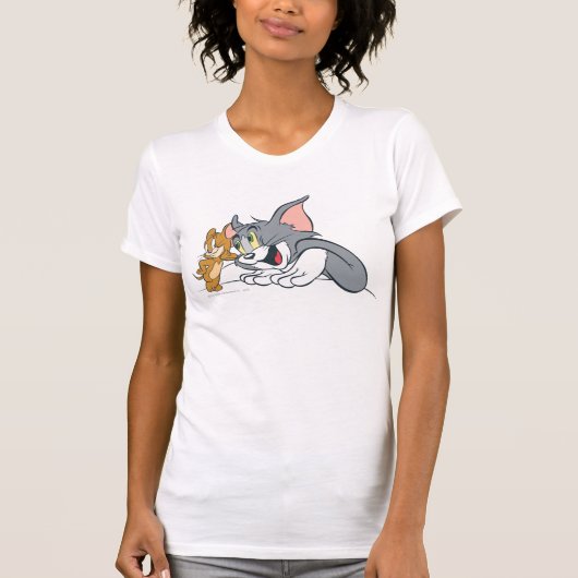 Tom en Jerry Best Buds T-shirt (Voorkant)