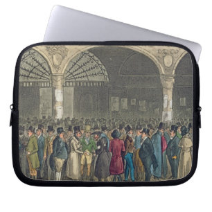 Tom en Jerry bezoeken de beurs van 'Lif' Laptop Sleeve