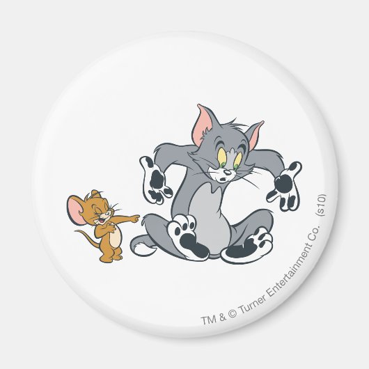 Tom en Jerry Black Paw Cat Magneet (Voorkant)