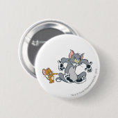 Tom en Jerry Black Paw Cat Ronde Button 5,7 Cm (Voorkant /achterkant)