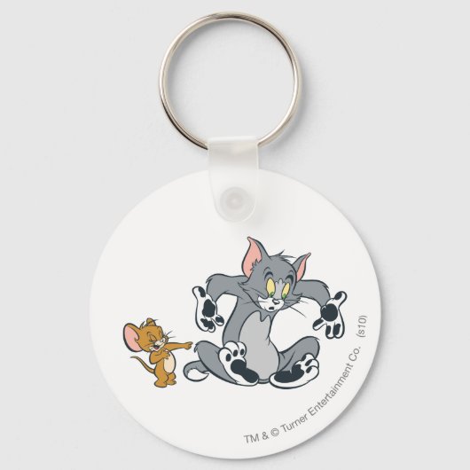 Tom en Jerry Black Paw Cat Sleutelhanger (Voorkant)