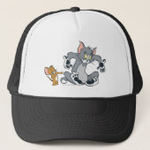 Tom en Jerry Black Paw Cat Trucker Pet (Voorkant)