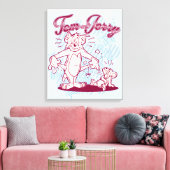 Tom en Jerry Broke Canvas Afdruk (Insitu (Woonkamer))