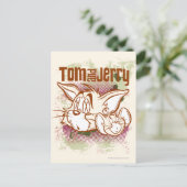 Tom en Jerry Brown en Green Briefkaart (Staand voorkant)