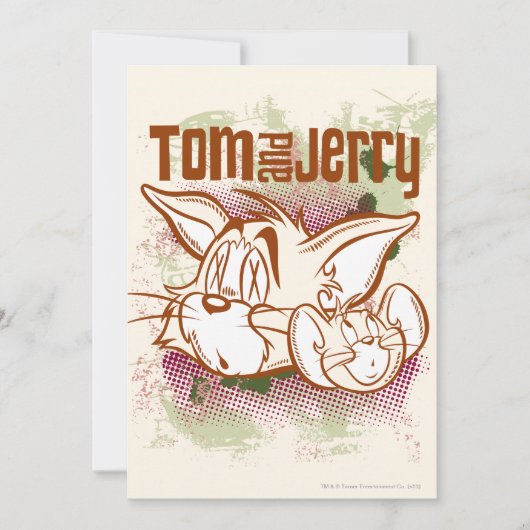 Tom en Jerry Brown en Green Kaart (Voorkant)