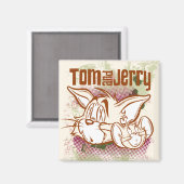 Tom en Jerry Brown en Green Magneet (Voorkant / Achterkant)