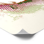 Tom en Jerry Brown en Green Poster (Hoek)