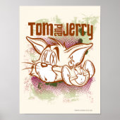 Tom en Jerry Brown en Green Poster (Voorkant)