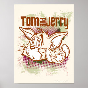 Tom en Jerry Brown en Green Poster