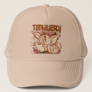 Tom en Jerry Brown en Green Trucker Pet