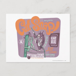 Tom en Jerry Cat Snap Briefkaart