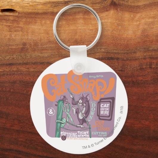 Tom en Jerry Cat Snap Sleutelhanger (Voorkant)