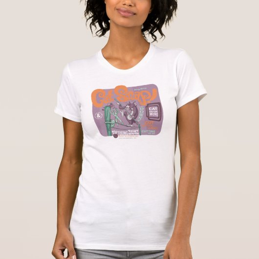 Tom en Jerry Cat Snap T-shirt (Voorkant)